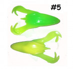 PIKE FROGGY 3.5" #5-Lime Chartreuse, 1pc, silikona māneklis