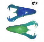 PIKE FROGGY 3.5" #7-Blue Lime, 1pc, silikona māneklis