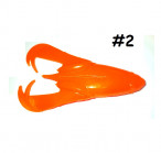 PIKE FROGGY 3.5" #2-Orange, 1pc, silikona māneklis
