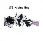 MANDULA TRJAMBULA-SHISHKA ~8.5cm body,  (~10cm with tail), #06-Albino Bee, peldošs māneklis